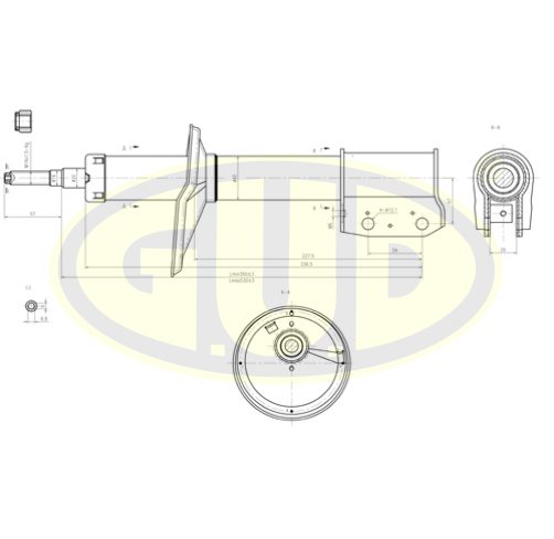 

АМОРТИЗАТОР ПЕР ГАЗ RENAULT, DACIA LOGAN 04-, GSA333741