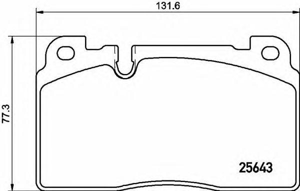 

КОЛОДКИ ТОРМОЗНЫЕ P85133, AUDI Q5 (8RB) 11/08-, P85133