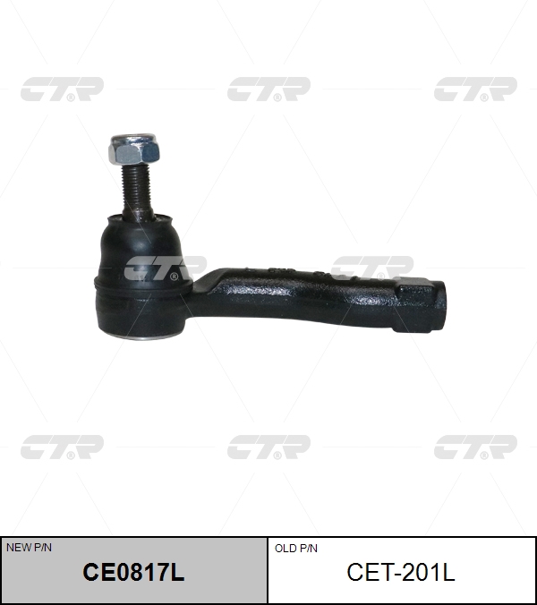 

НАКОНЕЧНИК РУЛЕВОЙ ТЯГИ CET201L/CE0817L, CET201L
