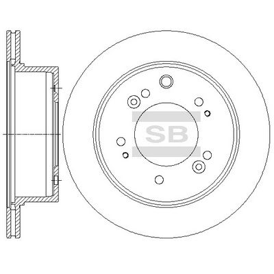 

ДИСК ТОРМОЗНОЙ SD2056 (58411-3E500), SD2056