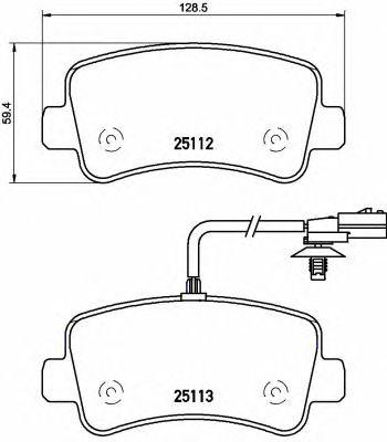 

КОЛОДКИ ТОРМОЗНЫЕ ДИСКОВЫЕ К-Т VAUXHALL MOVANO MK II B VAN 05 10- R VAUXHALL MOVANO MK II, P68063