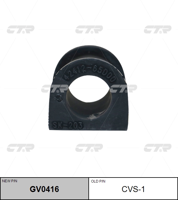 

РЕЗИНО ТЕХНИЧЕСКИЕ ИЗДЕЛИЯ CVS1 / GV0416, CVS1