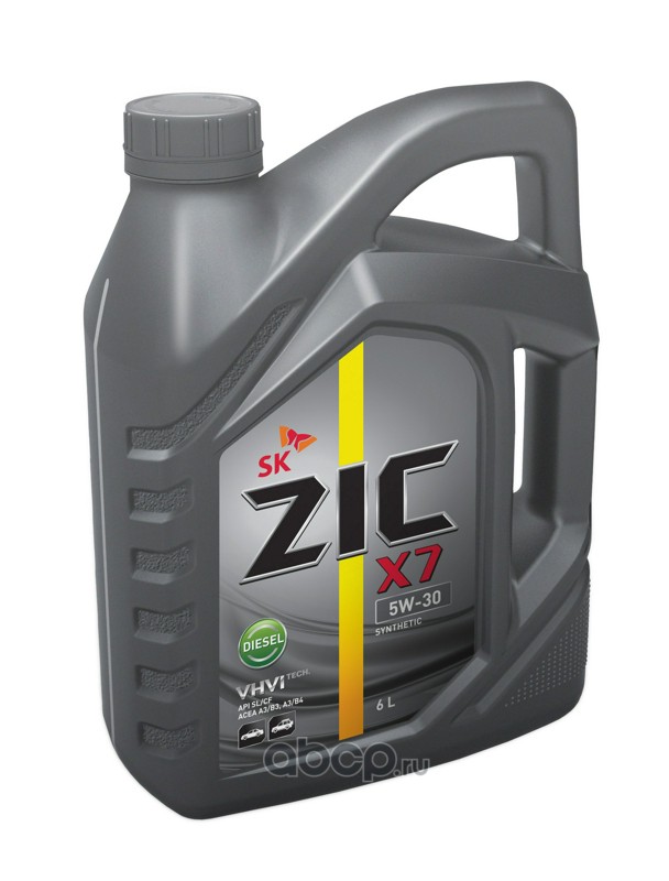 МОТОРНОЕ МАСЛО ZIC X7 DIESEL5W-30, 6Л