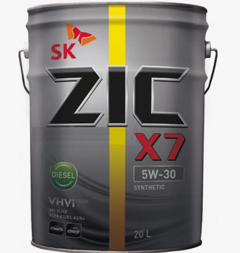 Моторное масло ZIC X7 DIESEL 5W-30, 20л