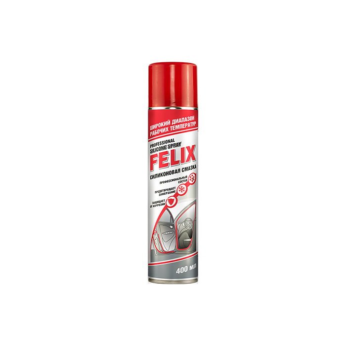 Силиконовая смазка FELIX SILICONE SPRAY, 0.4л