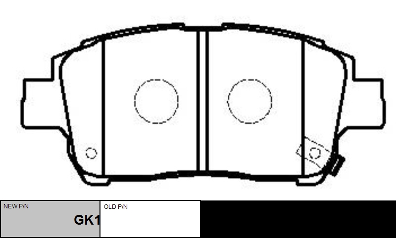 

КОЛОДКИ ТОРМОЗНЫЕ CKT8 / GK1022, CKT8