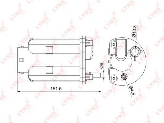 

ФИЛЬТР ТОПЛИВНЫЙ ПОГРУЖНОЙ HYUNDAI SONATA(NF) 2.0-3.3 05-, LF1074M
