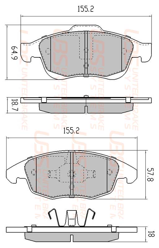 

ТОРМОЗНЫЕ КОЛОДКИ ДЛЯ CITROEN C4/C4 II 06-/09-/11-/DS4 12-/BERLINGO 08-/PEUGEOT PARTNER 08-/13- ПЕРЕДНИЕ, В КОМПЛЕКТЕ СО СМАЗКОЙ (5Г), B1107125