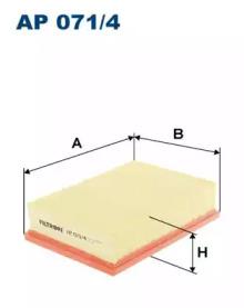 

ФИЛЬТР ВОЗДУШНЫЙ, AP0714