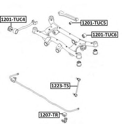

ПОДВЕСКА, РЫЧАГ НЕЗАВИСИМОЙ ПОДВЕСКИ КОЛЕСА, 1201TUC4