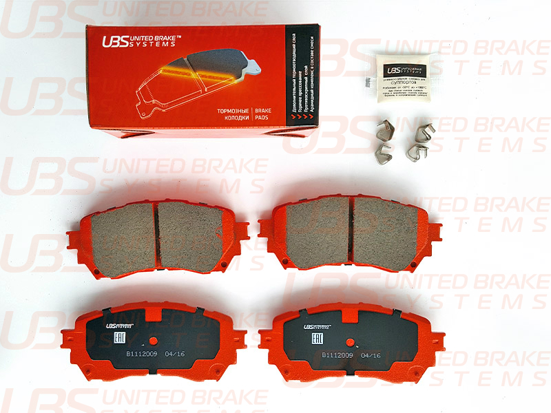 

ТОРМОЗНЫЕ КОЛОДКИ MAZDA 6 2.0/2.5/2.2D 12-/13- ПЕРЕДНИЕ, B1112009
