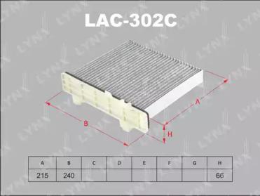 

ФИЛЬТР САЛОННЫЙ MITSUBISHI PAJERO III-IV 00-, LAC302C