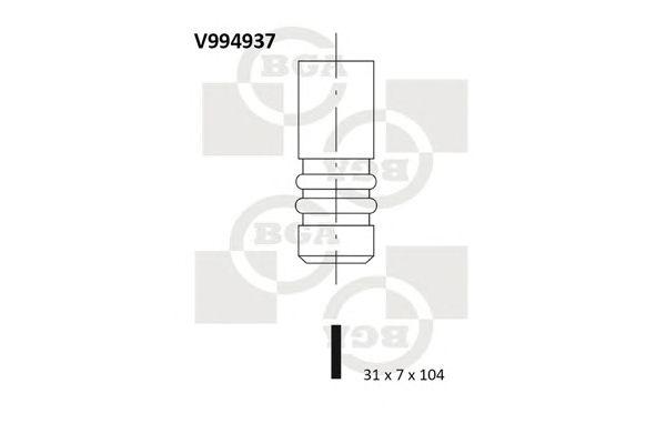 Клапан 31x7x104 1 in vol 850/960 2 0-3 0 90-