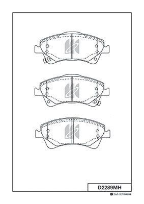 

КОЛОДКИ ТОРМОЗНЫЕ, ПЕРЕДНИЕ (С АНТИСКРИПНОЙ ПЛАСТИНОЙ) TO AURIS ADE150 OCT 06-, D2289MH