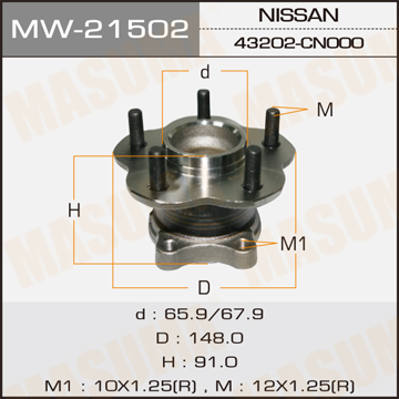 

СТУПИЦА КОЛЕСА ЗАД, MW21502