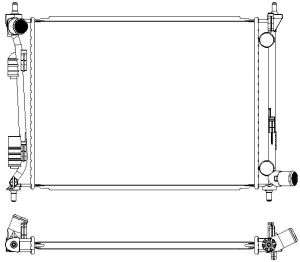 

РАДИАТОР ОХЛАЖДЕНИЯ ДВИГАТЕЛЯ, 32218512