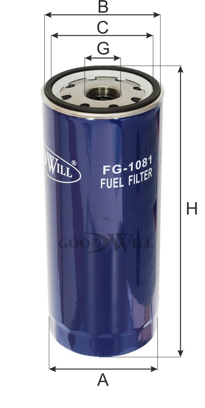 

ФИЛЬТР ТОПЛИВНЫЙ, FG1081