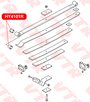 

САЙЛЕНТБЛОК РЕССОРЫ, HY4101R