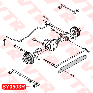 

САЙЛЕНТБЛОК ПРОДОЛЬНОЙ ТЯГИ ЗАДНЕЙ ПОДВЕСКИ, SY0503R