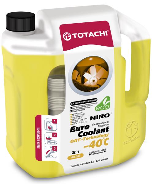 

АНТИФРИЗ NIRO EURO COOLANT OAT - TECHNOLOGY -40 C 2Л, 4589904923975