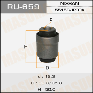 

САЙЛЕНТБЛОК MASUMA, RU659