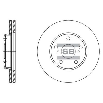 

ДИСК ТОРМОЗНОЙ SD4078, SD4078