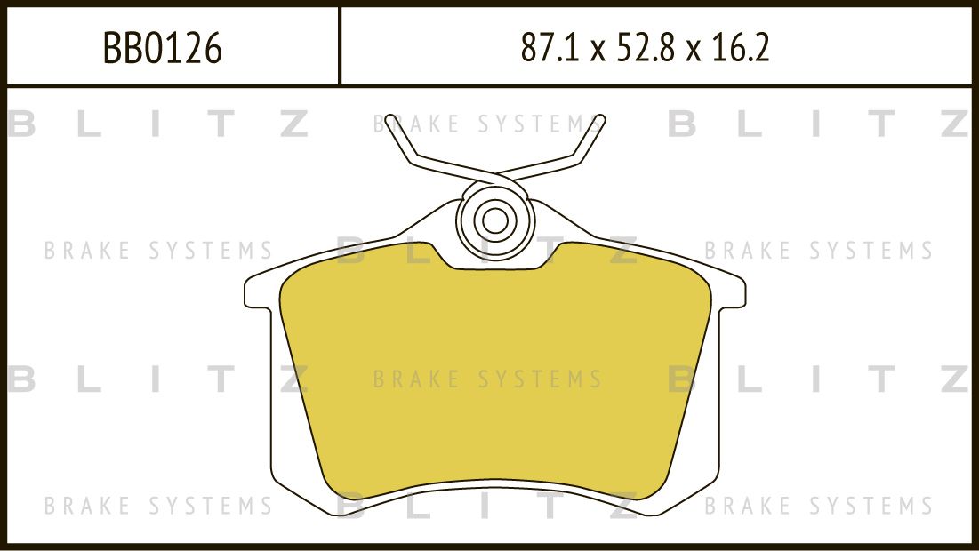 

КОЛОДКИ ТОРМОЗНЫЕ ДИСКОВЫЕ ЗАДНИЕ CITROEN C3, C4, DS3, DS4 04- PEUGEOT 207, 308 08- RENAULT FLUENCE, GRAND SCENIC, MEGANE 08-, BB0126