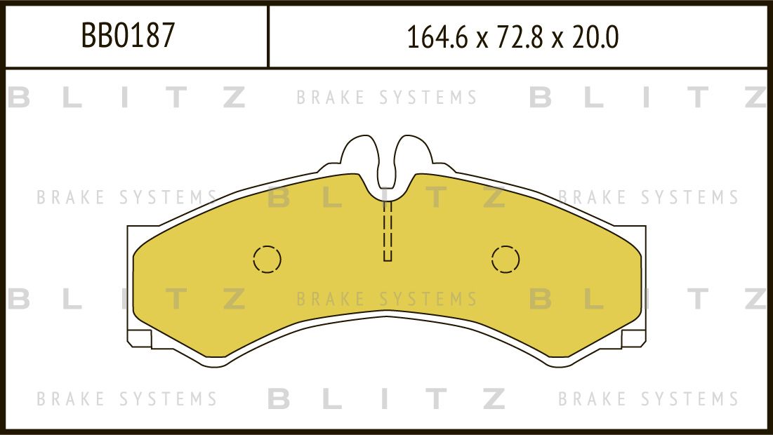 

КОЛОДКИ ТОРМОЗНЫЕ ДИСКОВЫЕ ПЕРЕДНИЕ MERCEDES SPRINTER 2-T, 3-T, 4-T 1, 95- VW LT 28-35 II 5, 96-, BB0187