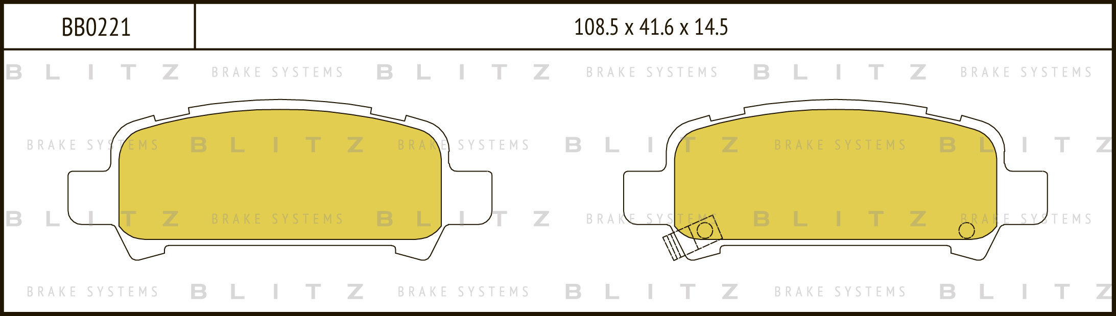 

КОЛОДКИ ТОРМОЗНЫЕ ДИСКОВЫЕ ЗАДНИЕ SUBARU LEGACY, IMPEZA, FORESTER 92-, BB0221