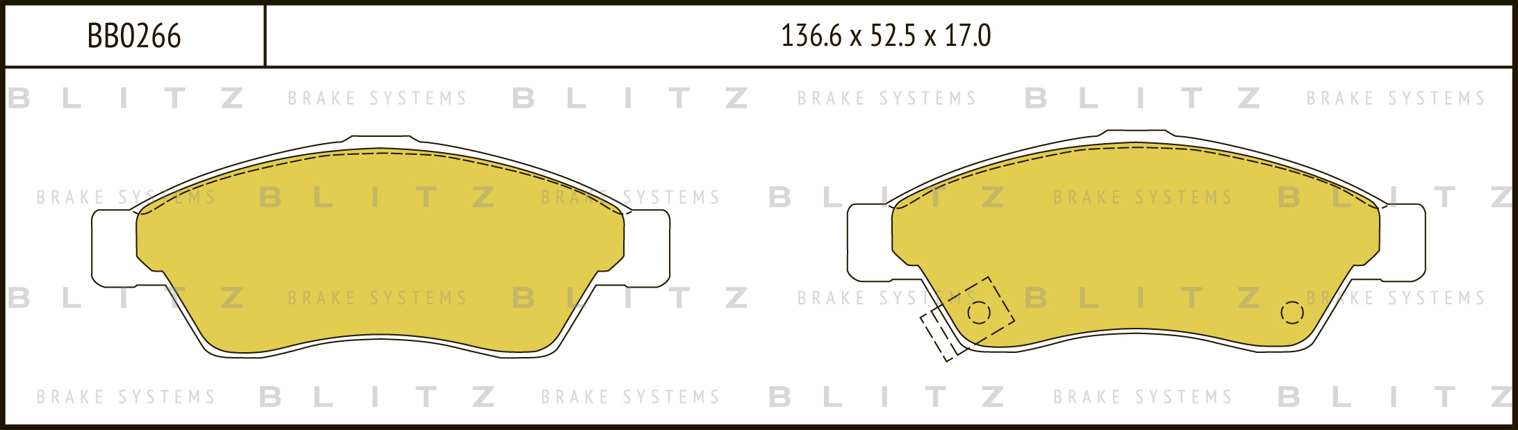 

КОЛОДКИ ТОРМОЗНЫЕ ДИСКОВЫЕ ПЕРЕДНИЕ SUZUKI LIANA 01-, BB0266