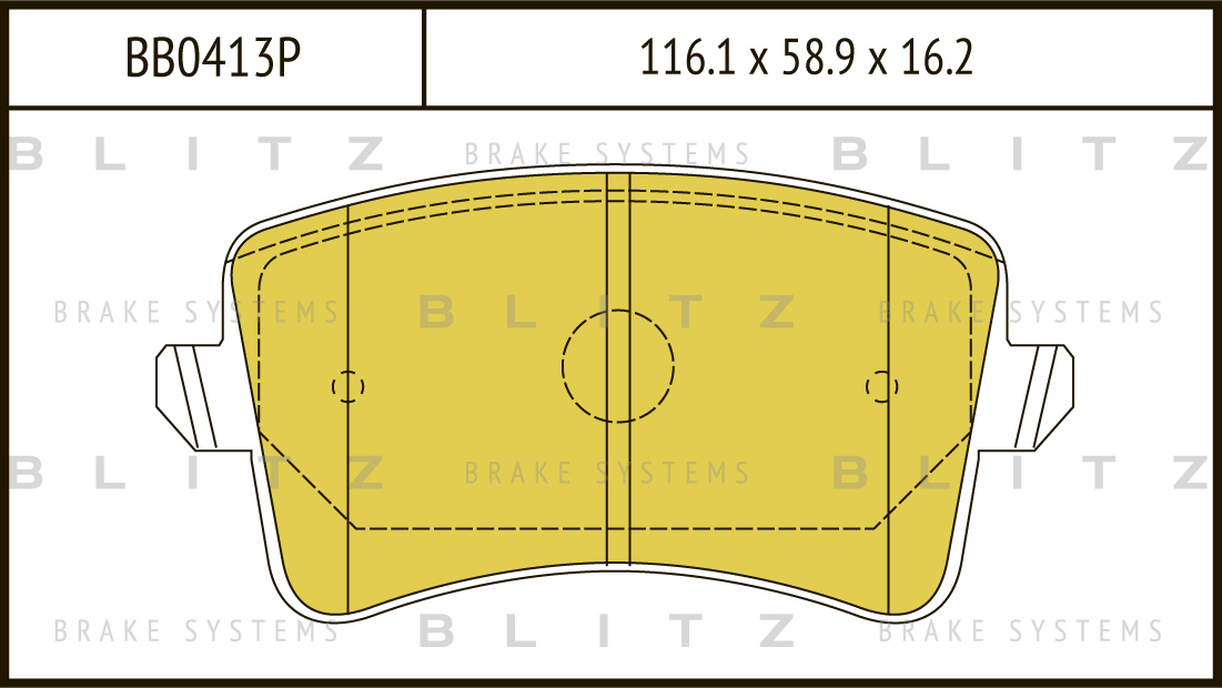 

КОЛОДКИ ТОРМОЗНЫЕ ДИСКОВЫЕ ЗАДНИЕ AUDI A4, A5 07-, BB0413P