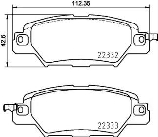 

КОЛОДКИ ТОРМОЗНЫЕ ДИСКОВЫЕ, MAZDA (CHANGAN) CX-5 (KE) 11/11-09/17 / MAZDA CX-5 (KE, GH) 11/11- / MAZDA CX-5 (KF) 11/16- / MAZDA MX-5 IV (ND) 04/15-, P49053