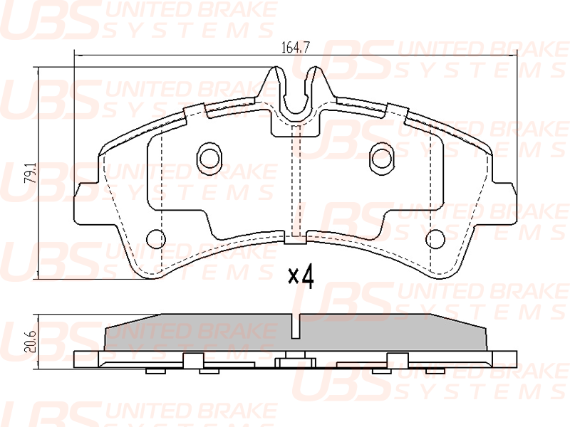 

ТОРМОЗНЫЕ КОЛОДКИ MERCEDES-BENZ SPRINTER (906) (06-) / VW CRAFTER 30-50 06-/11-) ЗАДНИЕ, В КОМПЛЕКТЕ СО СМАЗКОЙ (5Г), B1109006