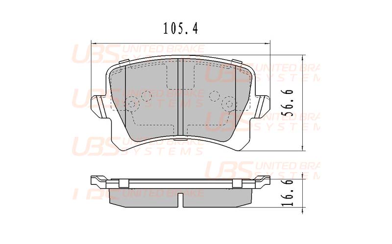 

ПРЕМИУМ ТОРМОЗНЫЕ КОЛОДКИ VW PASSAT 05-/10-/13-/SHARAN 10-/TIGUAN 07-/13-/AUDI Q3 11-/A6 08- ЗАДНИЕ, BP1102002