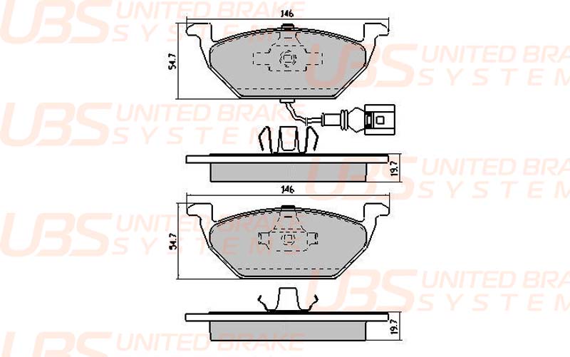 

ПРЕМИУМ ТОРМОЗНЫЕ КОЛОДКИ VW JETTA 11-/GOLF IV/V/VI/SKODA OCTAVIA 10-/YETI 10-/AUDI A3 10- ПЕРЕДНИЕ, BP1102009