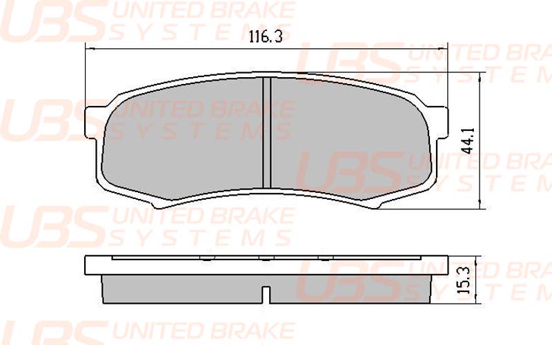 

ПРЕМИУМ ТОРМОЗНЫЕ КОЛОДКИ TOYOTA LC 80/90/120 90/LEXUS GX470 01-09/MITSUBISHI PAJERO IV 07- ЗАДНИЕ, BP1110008