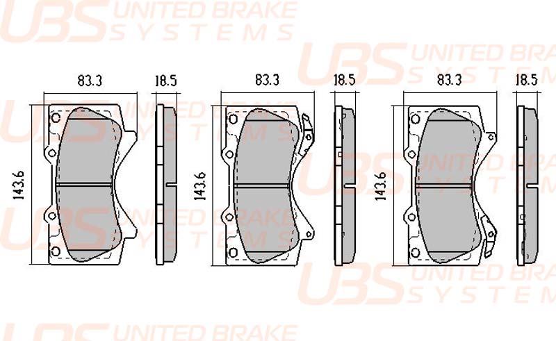 

ПРЕМИУМ ТОРМОЗНЫЕ КОЛОДКИ TOYOTA LAND CRUISER J200 07-/10-/12-/LC PRADO 150 10- /LEXUS LX570 07- ПЕРЕДНИЕ, BP1110019