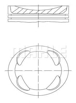 

ПОРШНЕКОМПЛЕКТ, CITROEN, PEUGEOT, MINI, 081PI00104002