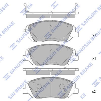 

КОЛОДКИ ТОРМОЗНЫЕ ДИСКОВЫЕ КОМПЛЕКТ, SP4102