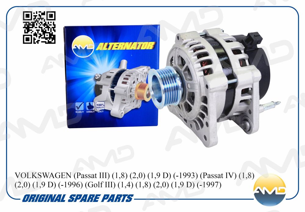 

ГЕНЕРАТОР 021903017A/AMD.EL584 (90A) AMD, AMDEL584