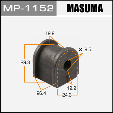 

Втулка резиновая СПУ, MP1152