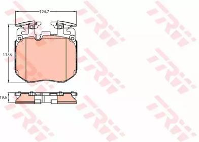 

КОЛОДКИ ТОРМОЗНЫЕ BMW 7 G11/G12 13- ПЕРЕДНИЕ, GDB2147