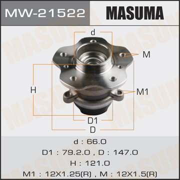 

СТУПИЦА КОЛЕСА, MW21522