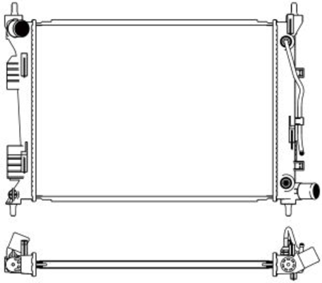 

РАДИАТОР ОХЛАЖДЕНИЯ ДВИГАТЕЛЯ, 32218529