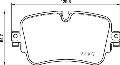

КОЛОДКИ ТОРМОЗНЫЕ ДИСКОВЫЕ, AUDI A8 (4N2, 4N8) 06/17- / AUDI Q7 (4MB) 01/15- / VW TOUAREG (CR7) 11/17-, P85161