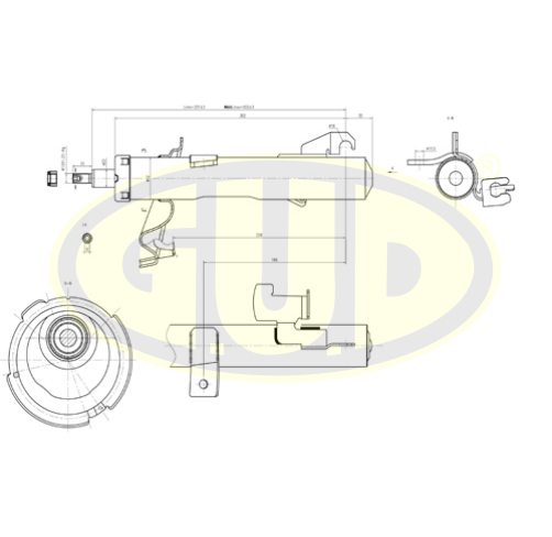 

АМОРТИЗАТОР ПЕР L MAZ 3 1.4-2.0, 1.6-2.2D, DIT, MZR-CD 03-, MAZ 5 05-, GSA334701