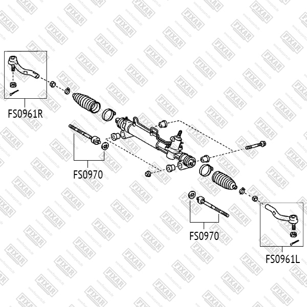 

НАКОНЕЧНИК РУЛЕВОЙ ТЯГИ ПРАВЫЙ TOYOTA CAMRY 01-, FS0961R