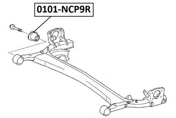 

САЙЛЕНБЛОК ЗАДНЕЙ БАЛКИ, 0101NCP9R