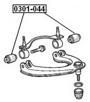 

САЙЛЕНТБЛОК РЫЧАГА ПЕР ВЕРХ, 0301044