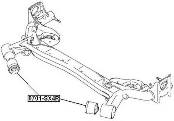 

САЙЛЕНТБЛОК ЗАДНЕЙ БАЛКИ, 0701SX4R
